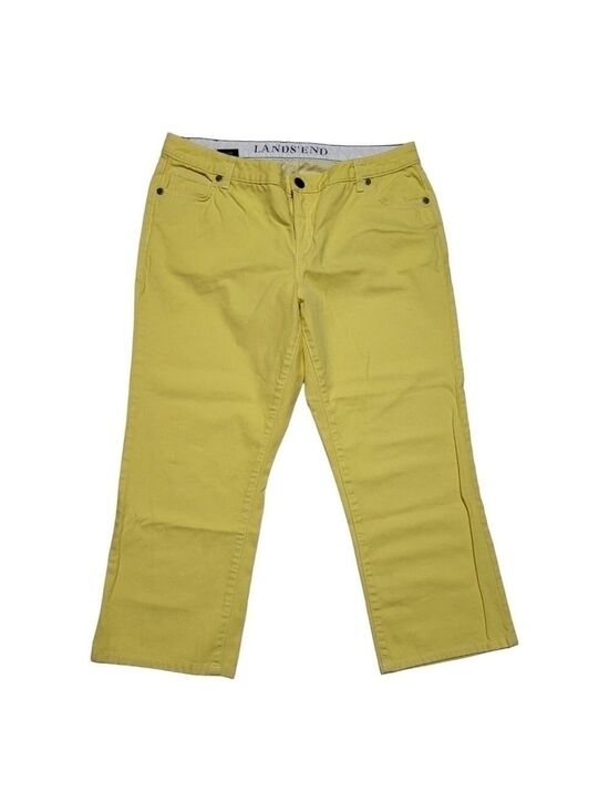 Lands' End Pants - LANDS End Denim Capri Jeans Womens Size 14